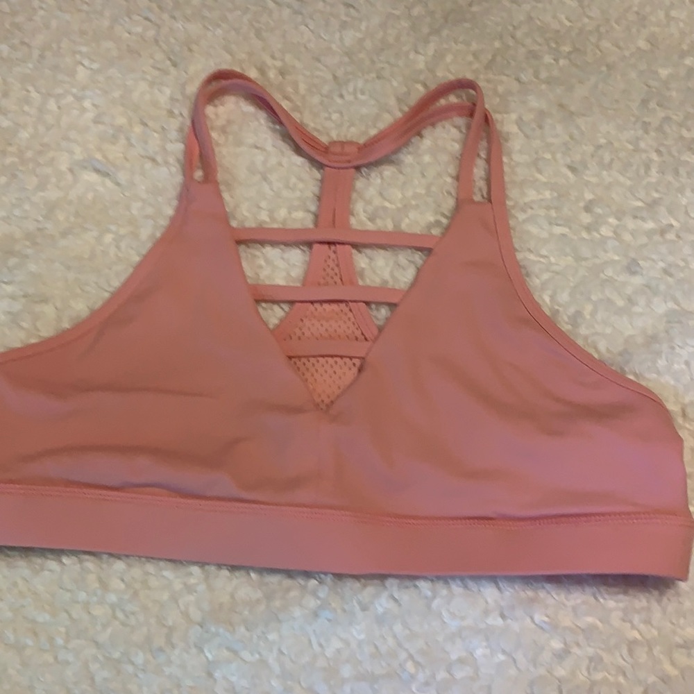 ZYIA Peach Grid Bra